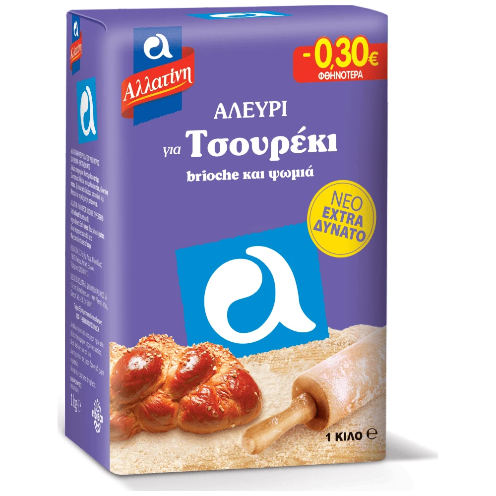 ΑΛΛΑΤΙΝΗ ΑΛ. ΓΙΑ ΤΣΟΥΡΕΚΙ 14/1KG (-0. 30)