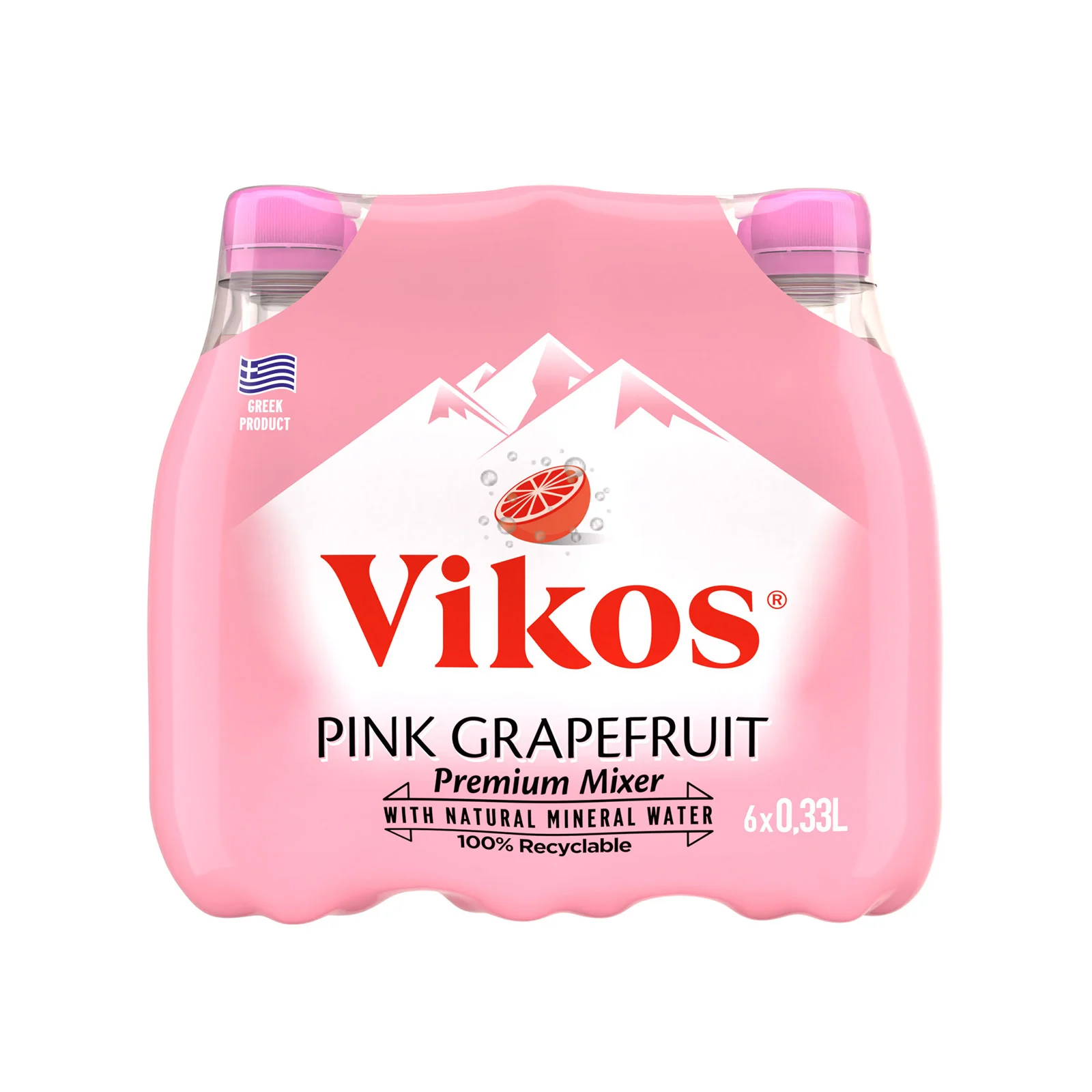 ΒΙΚΟΣ PINK GRAPEFRUIT 3/330ML(6Τ. )