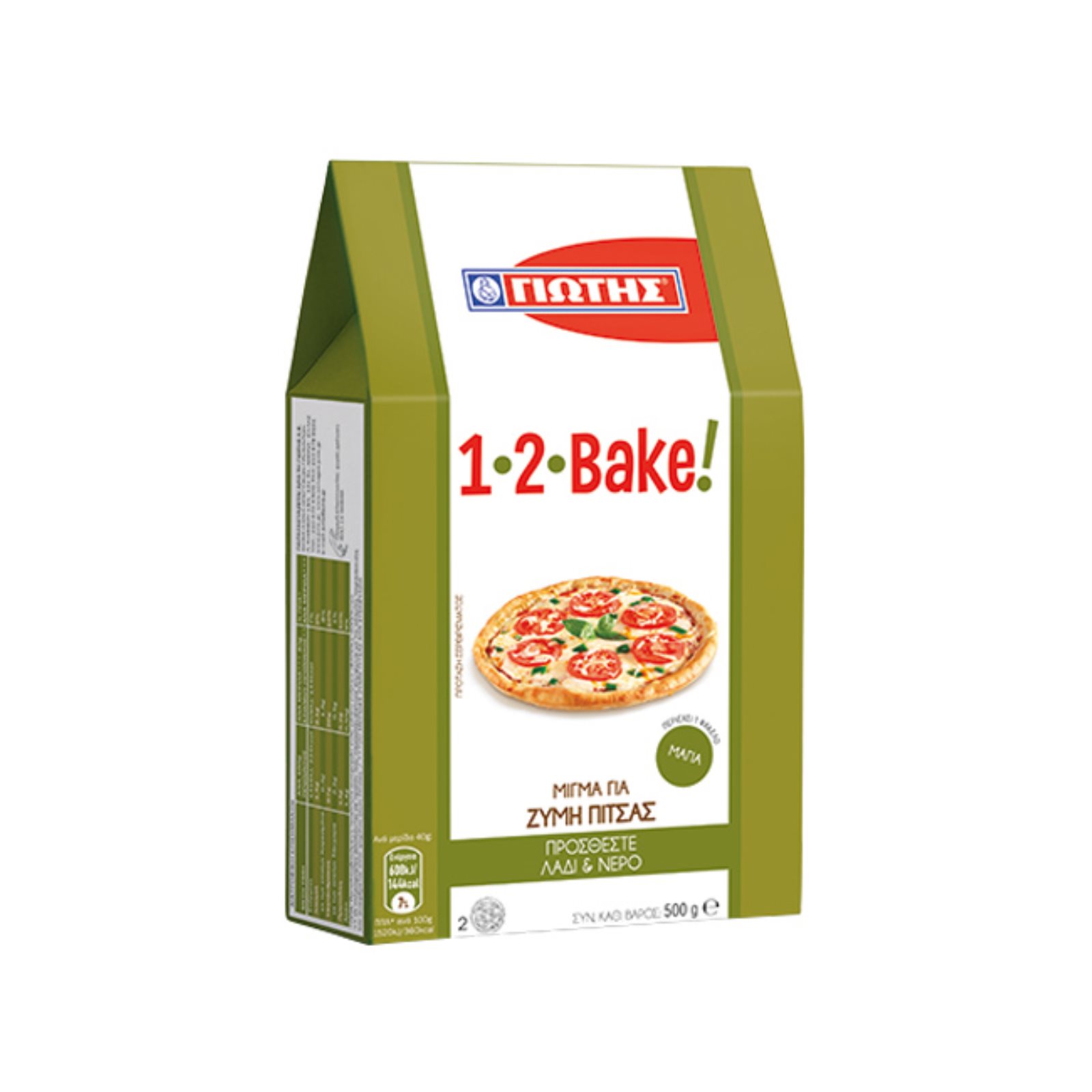 1. 2 BAKE ΜΙΓΜΑ ΓΙΑ ΖΥΜΗ ΠΙΤΣΑΣ 10/500G