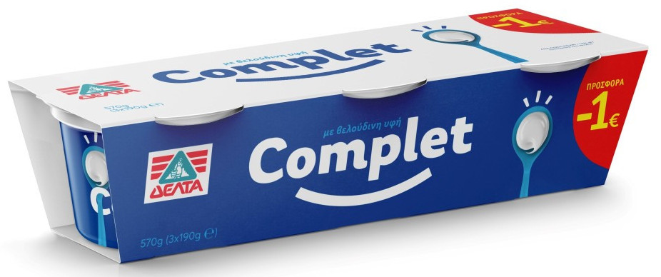 COMPLET ΓΙΑΟΥΡΤΙ 10% 190G(3ΤΕΜ-1. 00)