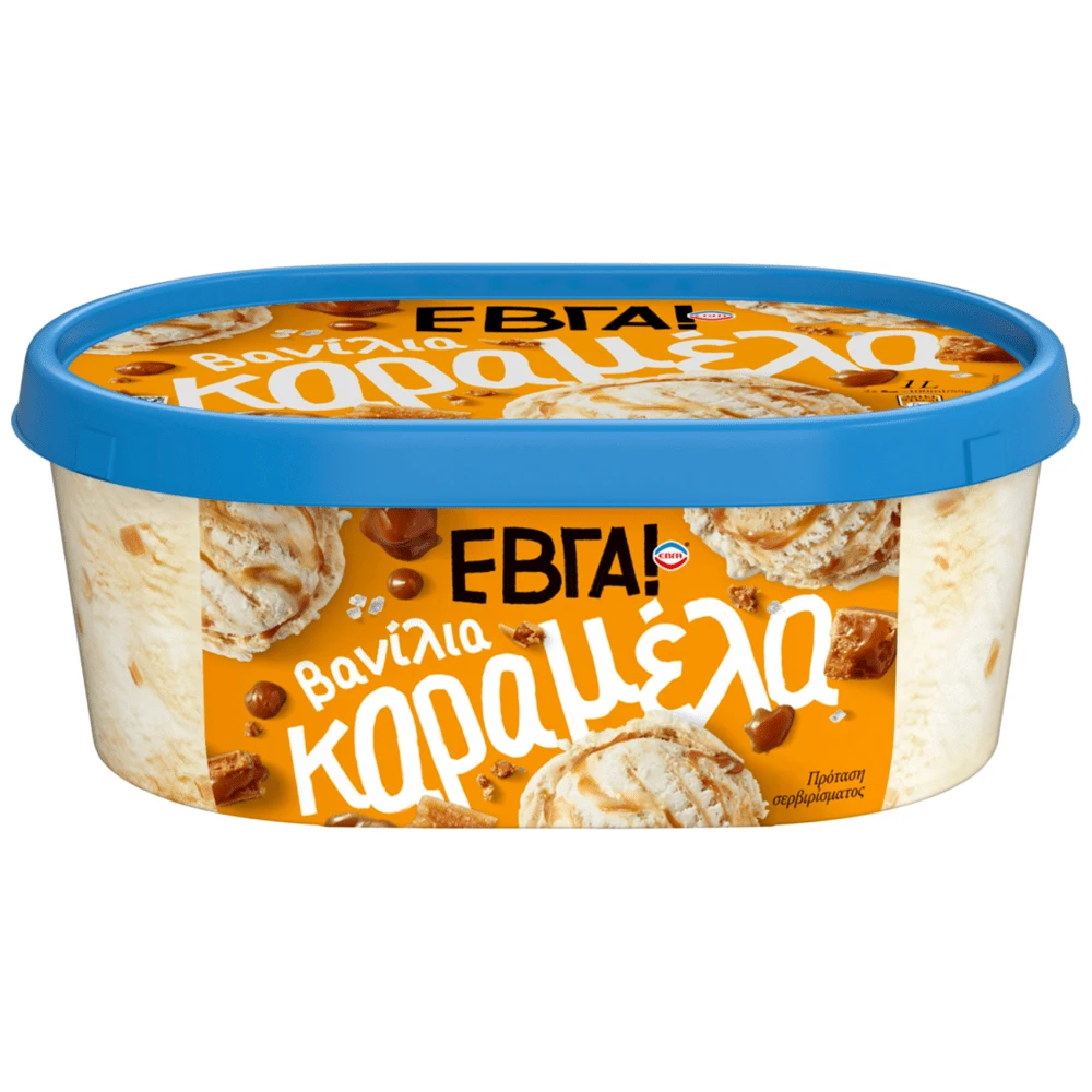 ΕΒΓΑ ΠΑΓΩΤΟ ΒΑΝΙΛΙΑ ΚΑΡΑΜΕΛΑ 6/550G(1LT)