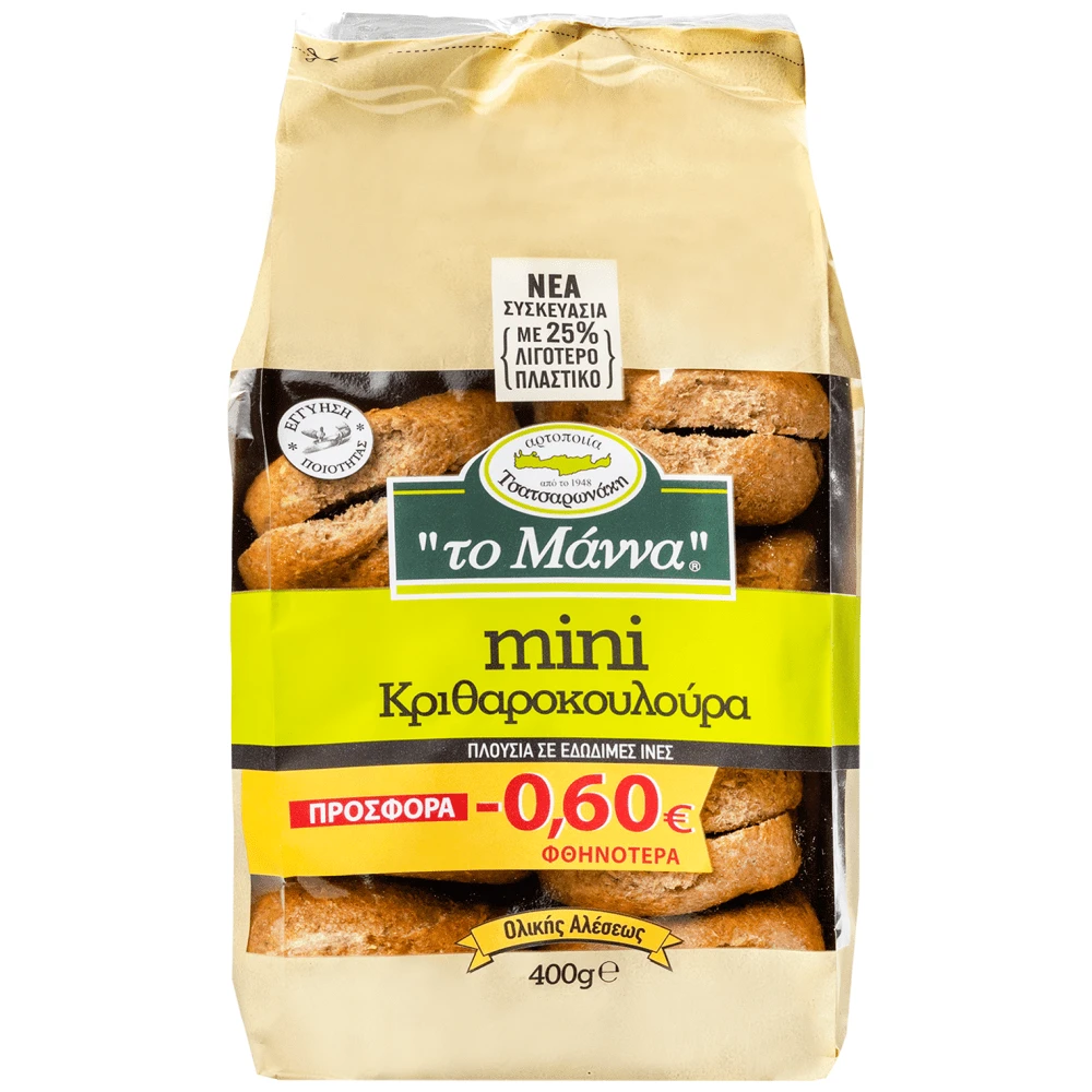 ΜΑΝΝΑ ΚΡΙΘΑΡ. MINI ΚΟΜ. 12/400G(-0. 60)