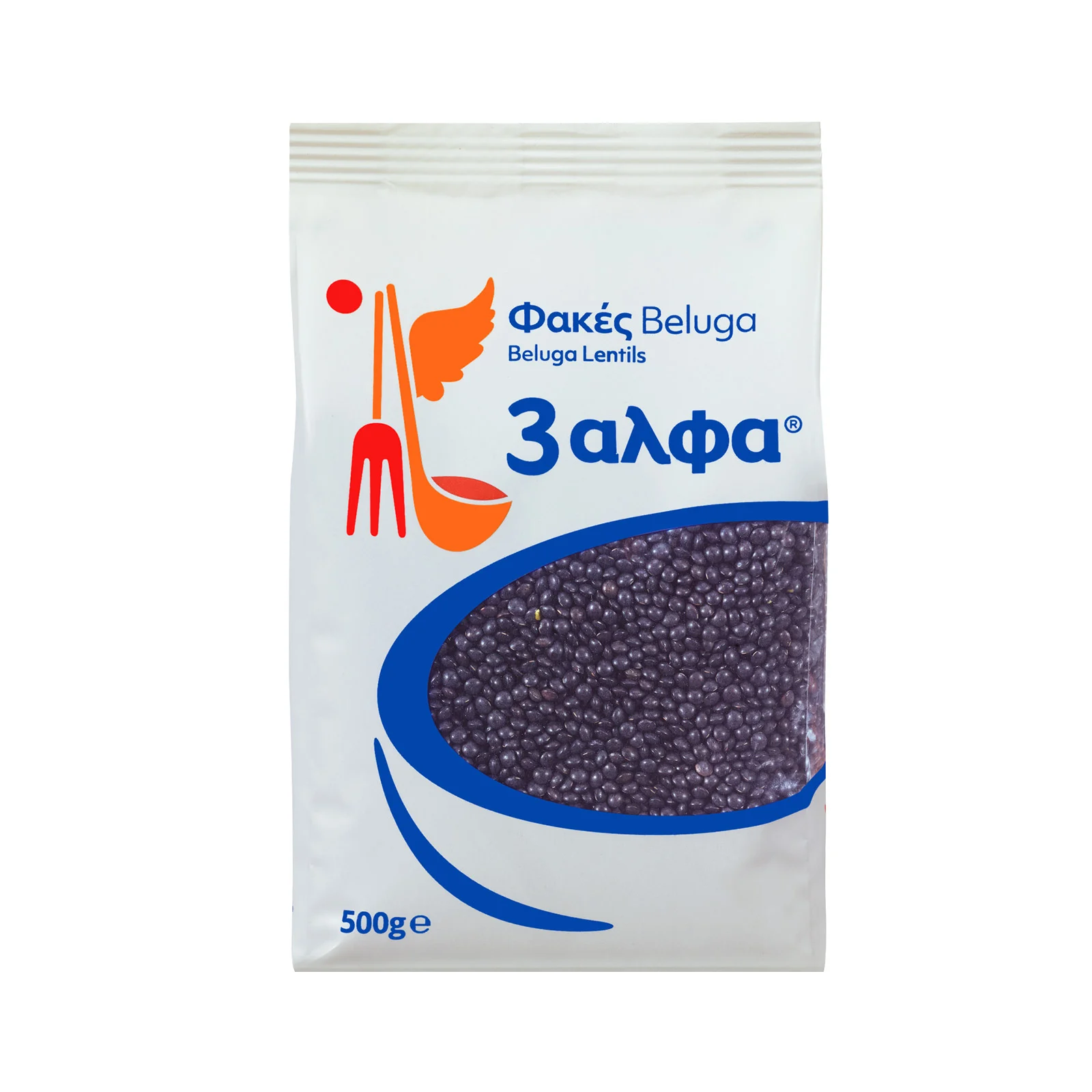 3ΑΛΦΑ ΦΑΚΕΣ ΨΙΛΕΣ BELUGA 500G