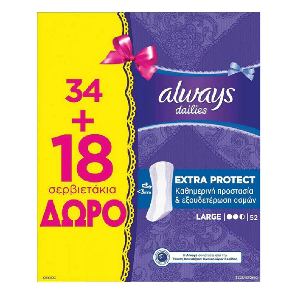 ALWAYS PROTECT LONG ΣΕΡ/ΚΙΑ 4/(34+18Τ Δ)