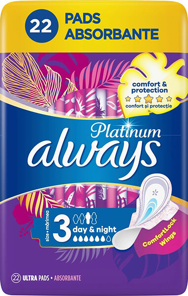 ALWAYS PLATINUM ULTRA DAY & NIGHT 8/22Τ