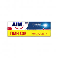 AIM WHITE SYST. ΟΔ/ΜΑ 12/2Χ75ML(ΤΙΜΗ ΣΟΚ)