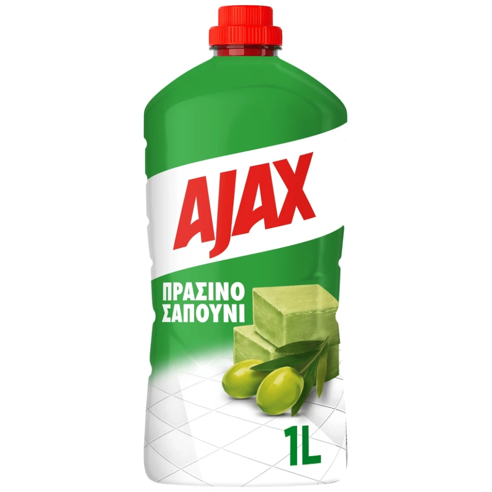 AJAX ΥΓΡΟ ΚΑΘΑΡ. ΠΡΑΣΙΝΟ ΣΑΠΟΥΝΙ 12/1L