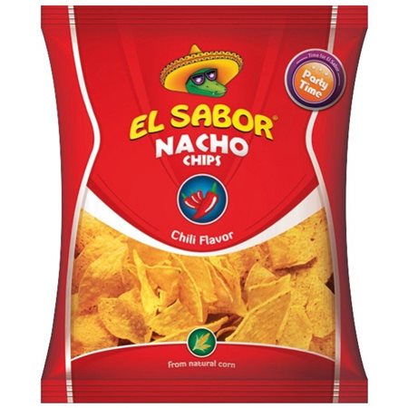 ELSABOR NACHO CHIPS CHILI 10/225G.