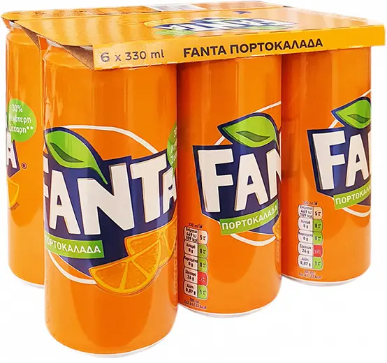 FANTA ΠΟΡΤΟΚΑΛΑΔΑ 330ML 4/(6 TEM )