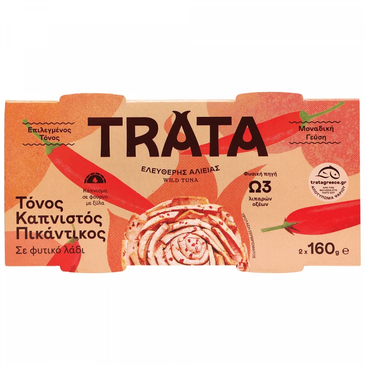 TRATA ΤΟΝΟΣ ΚΑΠΝΙΣΤΟΣ ΠΙΚ. 160G 12/(2ΤΕΜ)