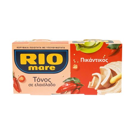RIO MARE ΤΟΝΟΣ ΠΙΚΑΝΤΙΚΟΣ 130G 24/(2TEM)
