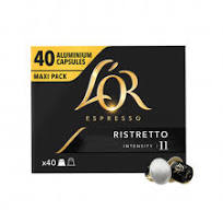 L'OR ESPRESSO RISTRETTO ΚΑΨΟΥΛΕΣ 5/40Τ.