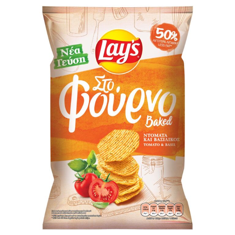 LAY'S ΣΤΟ ΦΟΥΡΝΟ ΝΤΟΜΑΤΑ&ΒΑΣΙΛ. 24/105G