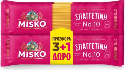 MISKO ΣΠΑΓΓΕΤΙΝΗ ΝΟ10 6/500G(3T+1 ΔΩΡΟ)