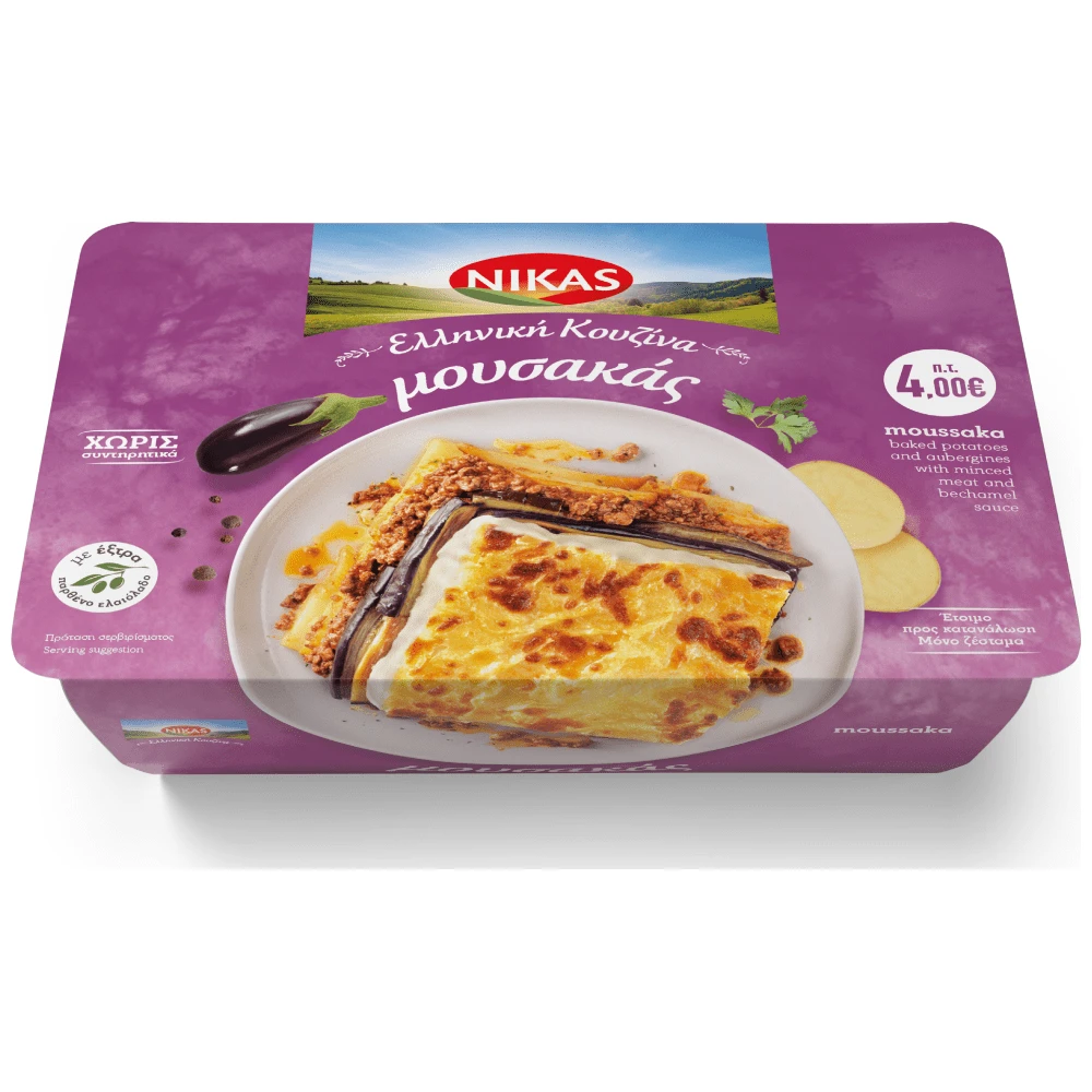 NIKAS ΕΛΛΗΝΙΚΗ ΚΟΥΖΙΝΑ ΜΟΥΣΑΚΑΣ 6/350G