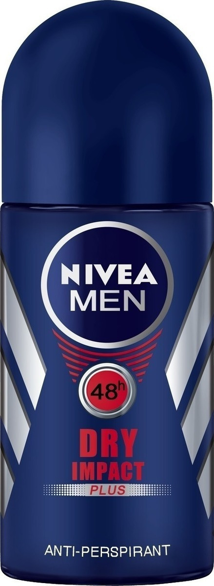 NIVEA F/M DRY IMPACT ROLL-ON 6/50ML