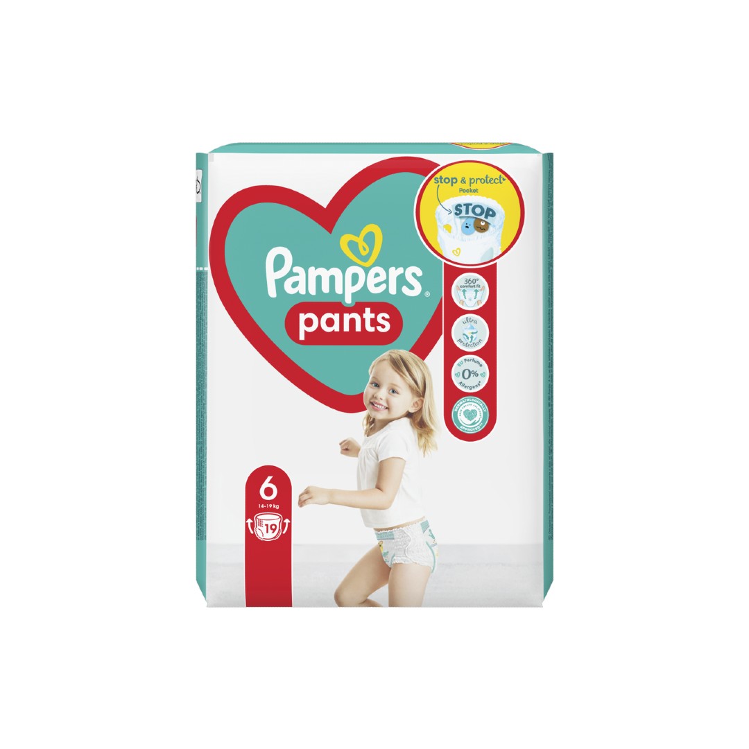 PAMPERS PANTS N. 6 14-19KG 3/25ΤΕΜ