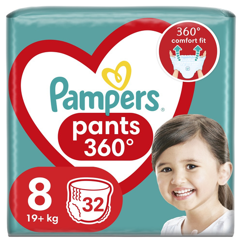 PAMPERS PANTS N. 8 19+KG 3/32Τ.