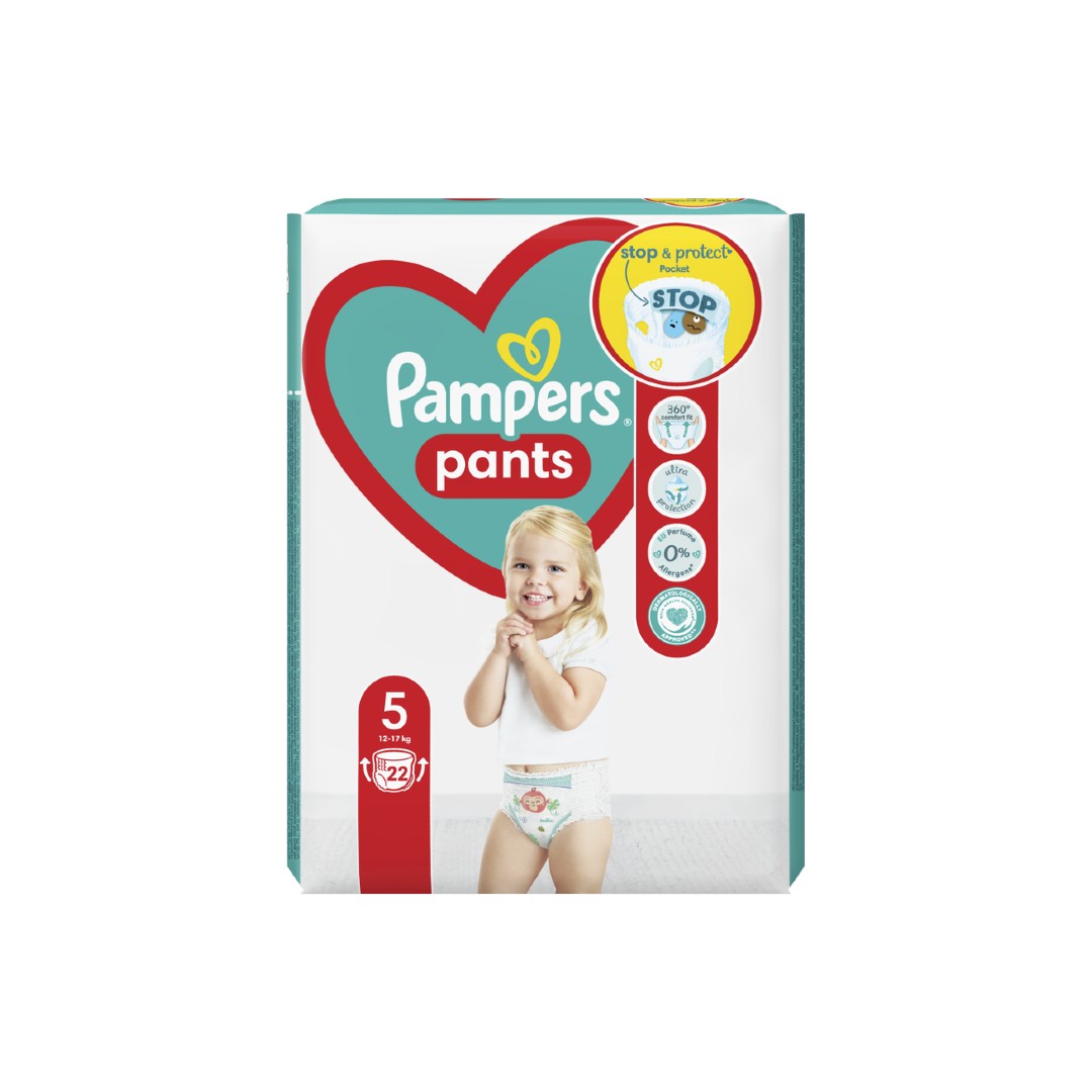 PAMPERS PANTS N. 5 12-17KG 4/22TEM.