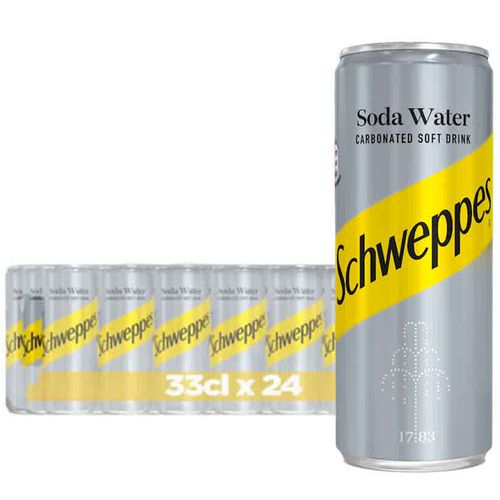 SCHWEPPES SODA SLK GR 330 CAN X24