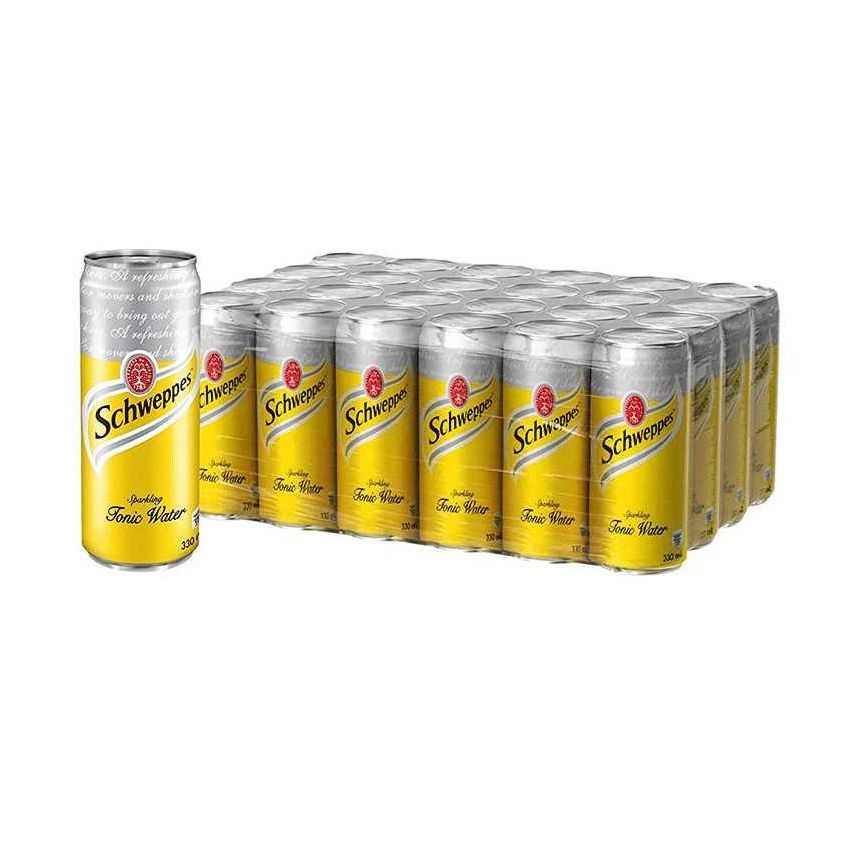 SCHWEPPES TONIC SLK GR 330 CAN X24