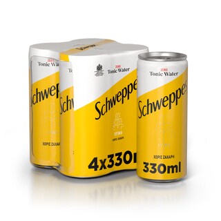 SCHWEPPES TONIC CAN 6X330ML