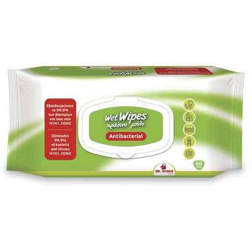 SEPTONA ΥΓΡΟΜΑΝΤΗΛΑ ANTIBACTERIAL GREEN APPLE MR GRAND 60T