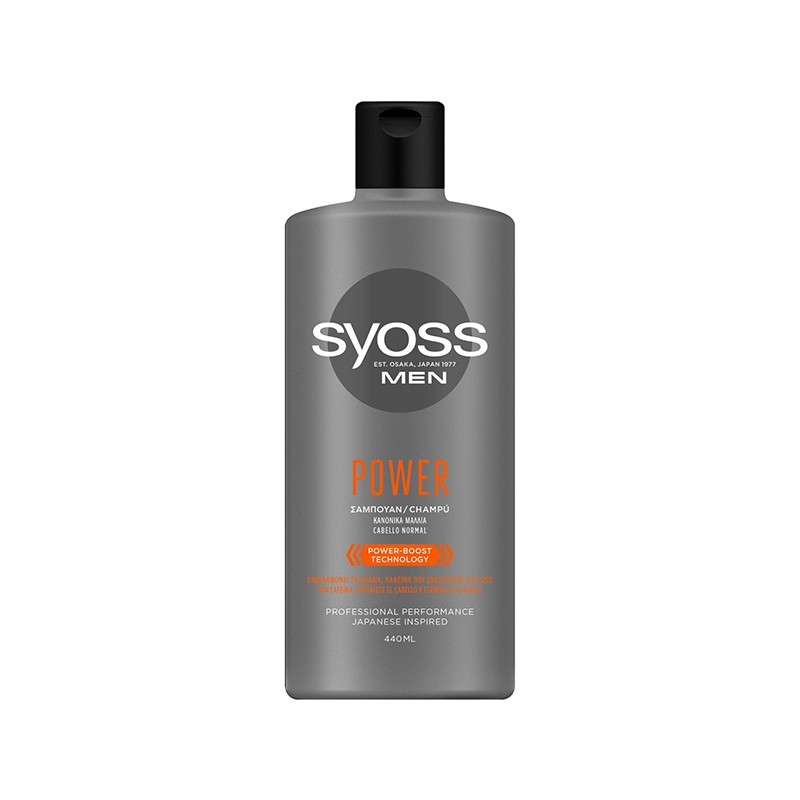 SYOSS MEN POWER ΣΑΜΠΟΥΑΝ 6/440ML