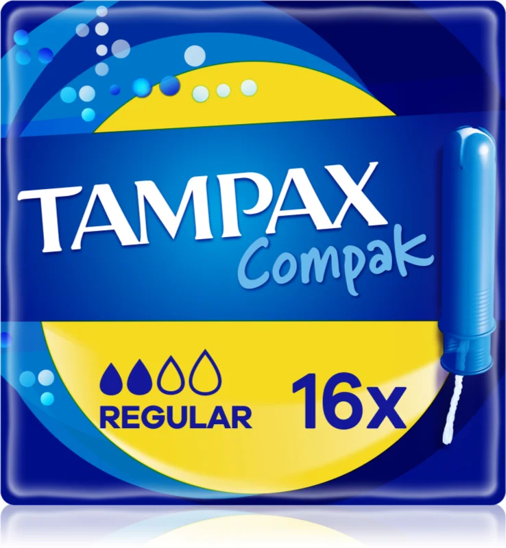 TAMPAX COMPAK REGULAR ΤΑΜΠΟΝ 6/16ΤΕΜ.