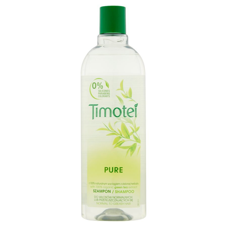TIMOTEI ΣΑΜΠ. PURE ΠΡΑΣΙΝΟ ΤΣΑΙ 12X400ML