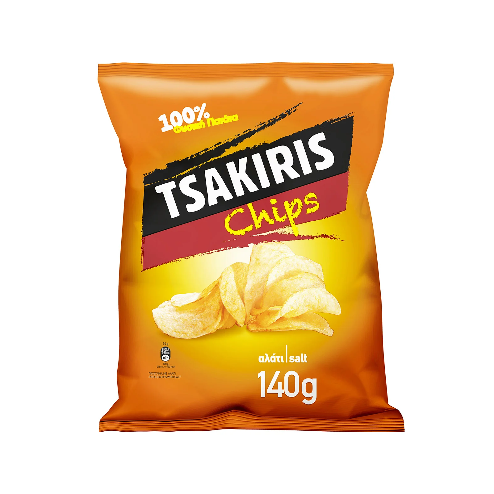 TSAKIRIS CHIPS ΜΕ ΑΛΑΤΙ 18/140G
